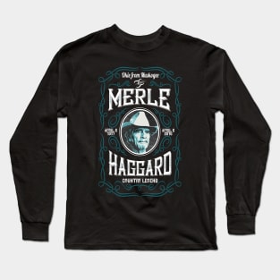 Merle Haggard Design Long Sleeve T-Shirt